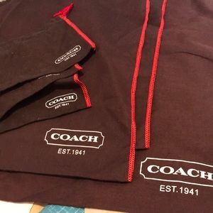 Coach dust bags